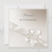 第一聖餐式パーティの招待状 招待状 (正面)