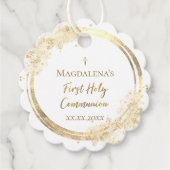 第一聖餐式フェイクグリッターメッセージカード フェイバータグ (正面)