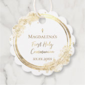 第一聖餐式フェイクグリッターメッセージカード フェイバータグ (正面)