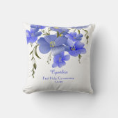 第一聖餐式フローラ パーソナライズされた クッション (正面)