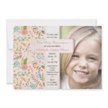 第一聖餐式フローラ |写真招待状