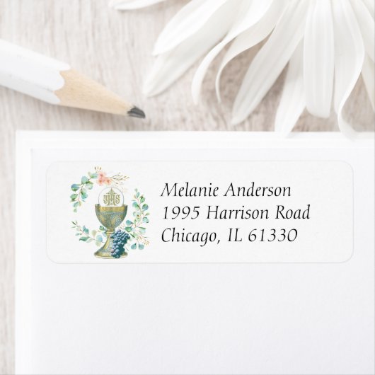 第一聖餐式ユーカリフローラ ラベル (インサイチュ)