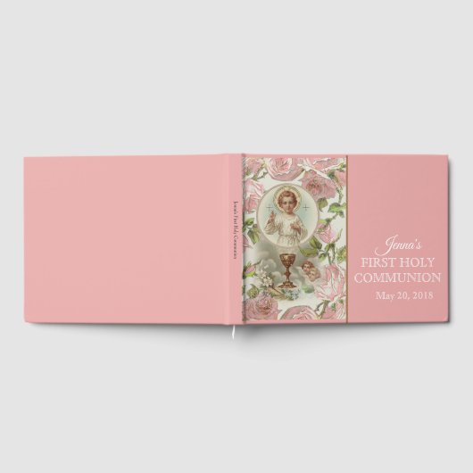 第一聖餐式ヴィンテージ ゲストブック (全面)