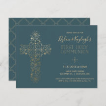 第一聖餐式招待状、少年少女