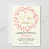 第一聖餐式招待状 招待状 (正面)