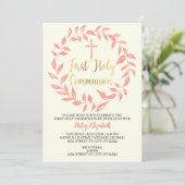第一聖餐式招待状 招待状 (スタンド正面)