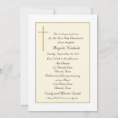 第一聖餐式招待状 招待状 (裏面)