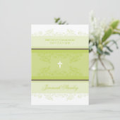 第一聖餐式招待状:: curls 3P 招待状 (スタンド正面)