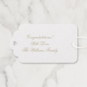 第一聖餐式祈の女子金ゴールドエレガント ギフトタグ (裏面 (横))