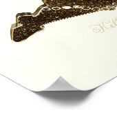 第一聖餐式祈の女子金ゴールドエレガント ポスター (角)