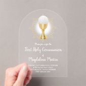 第一聖餐式 アクリル招待状 (インサイチュ (ポータブル))