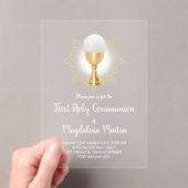 第一聖餐式 アクリル招待状 (インサイチュ (ポータブル))