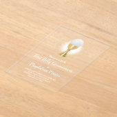 第一聖餐式 アクリル招待状 (レイダウン)