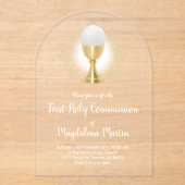 第一聖餐式 アクリル招待状 (正面)