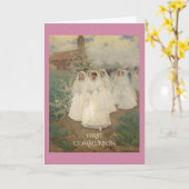 第一聖餐式 カード (黄色い花)