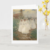 第一聖餐式 カード (黄色い花)