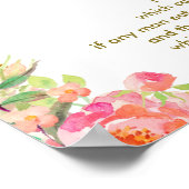 第一聖餐式《キリスト教》洗礼式や命名式パーティー ポスター (角)