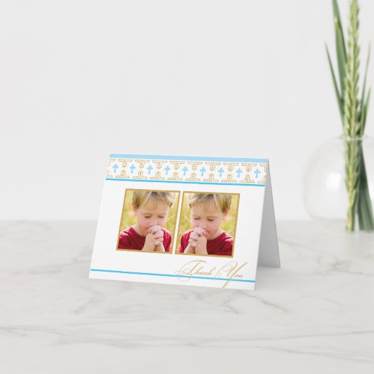 第一聖餐式,《キリスト教》洗礼式や命名式 | 写真ありがとう サンキューカード (正面)