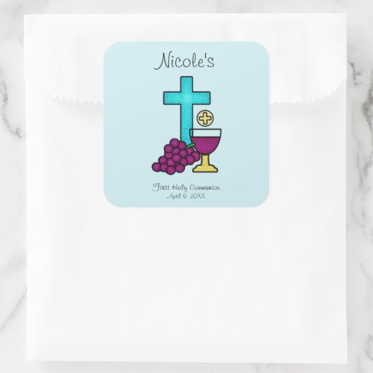 第一聖餐式 スクエアシール (バッグ)