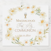 第一聖餐式 スパークリングワインラベル (シングルラベル)