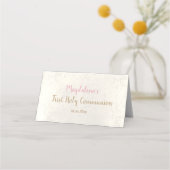 第一聖餐式 プレイスカード (裏面)