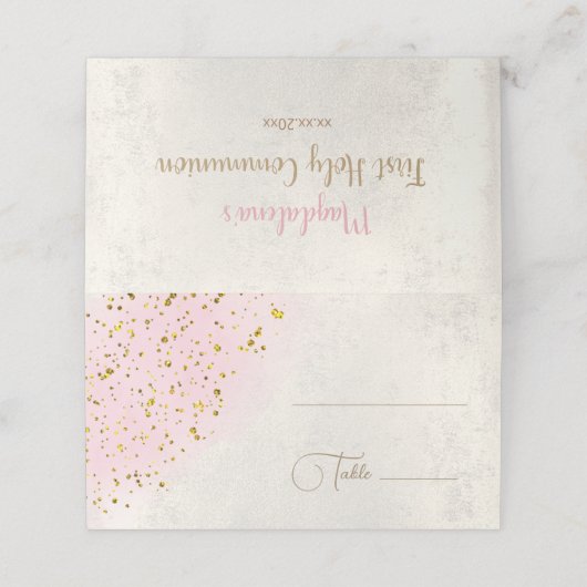 第一聖餐式 プレイスカード (外部開封)