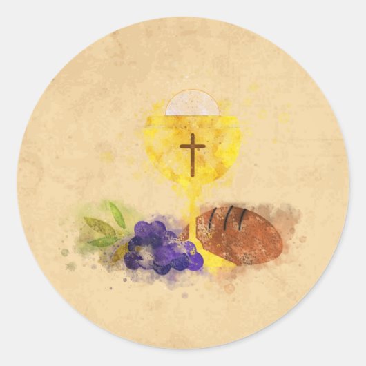 第一聖餐式 ラウンドシール (正面)