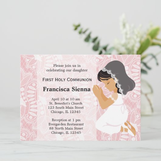 第一聖餐式 招待状 (スタンド正面)