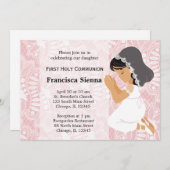 第一聖餐式 招待状 (正面/裏面)
