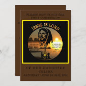 第一聖餐式 招待状 (正面/裏面)