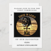 第一聖餐式 招待状 (正面/裏面)