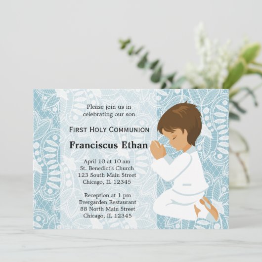 第一聖餐式 招待状 (スタンド正面)