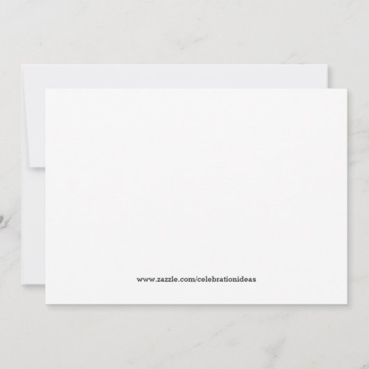 第一聖餐式 招待状 (裏面)