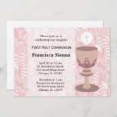 第一聖餐式 招待状 (正面/裏面)