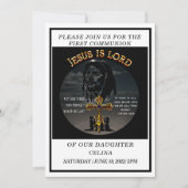 第一聖餐式 招待状 (正面)