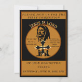 第一聖餐式 招待状 (正面)