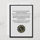 第一聖餐式 招待状 (裏面)