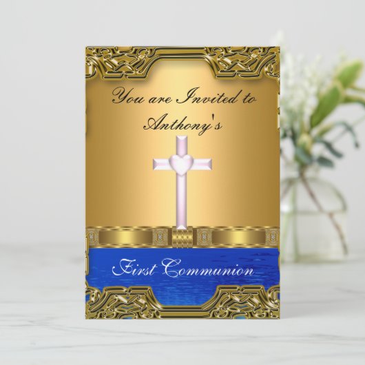 第一聖餐式 招待状 (スタンド正面)