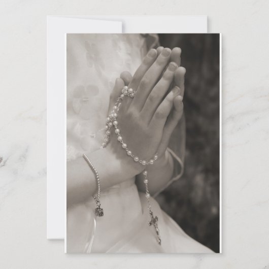 第一聖餐式 招待状 (正面)