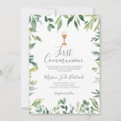 第一聖餐式 招待状 (正面)