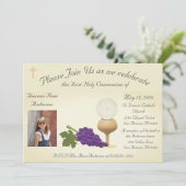 第一聖餐式 招待状 (スタンド正面)