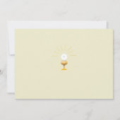 第一聖餐式 招待状 (裏面)