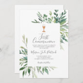 第一聖餐式 招待状 (正面/裏面)