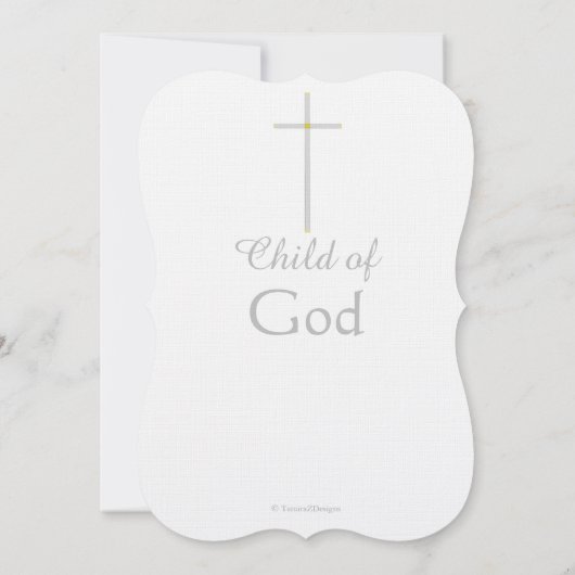 第一聖餐式 招待状 (裏面)