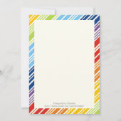 第一聖餐式 招待状 (裏面)