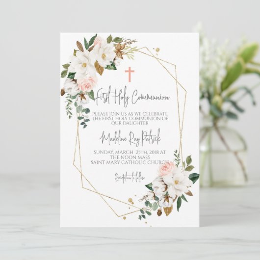 第一聖餐式 招待状 (スタンド正面)