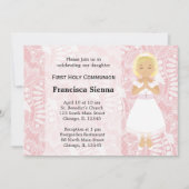 第一聖餐式 招待状 (正面)