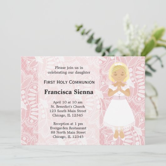 第一聖餐式 招待状 (スタンド正面)