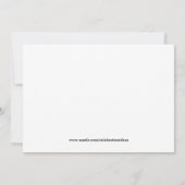 第一聖餐式 招待状 (裏面)