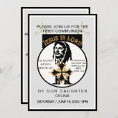 第一聖餐式 招待状 (正面/裏面)